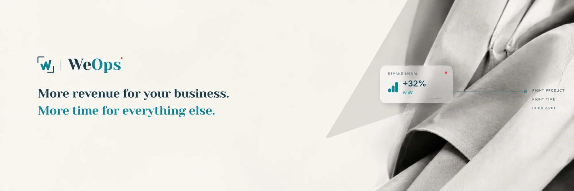 WeOps — More revenue for your business. More time for everything else.